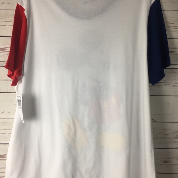 Disney White Mickey Mouse Short Sleeve Shirt - Picture 4 of 5